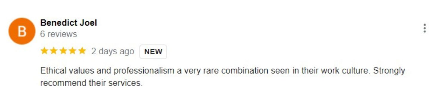 Review from Benedict Joel