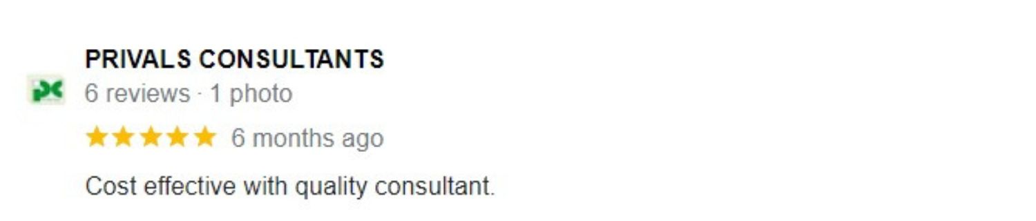 Review from PRIVALS CONSULTANTS